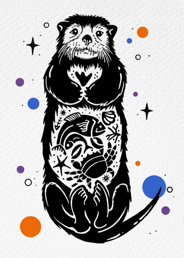 Otter - Giclée Print